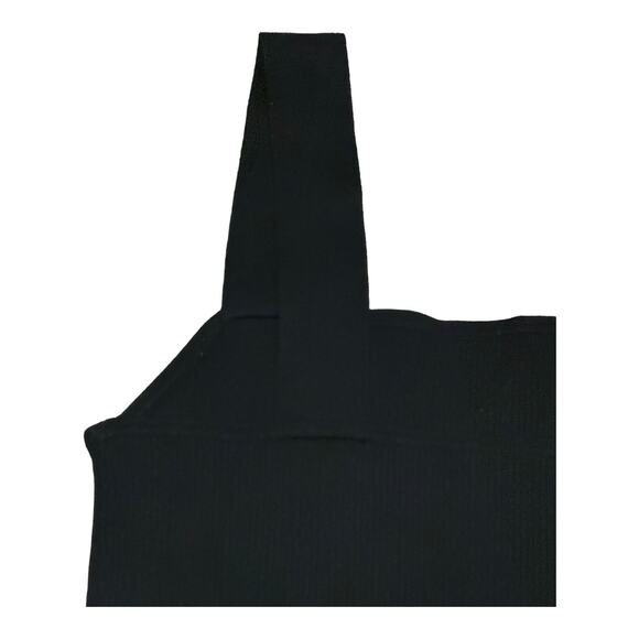 Madewell Dearing Square-Neck Crop Sweater Tank black size XL - Picture 5 of 12